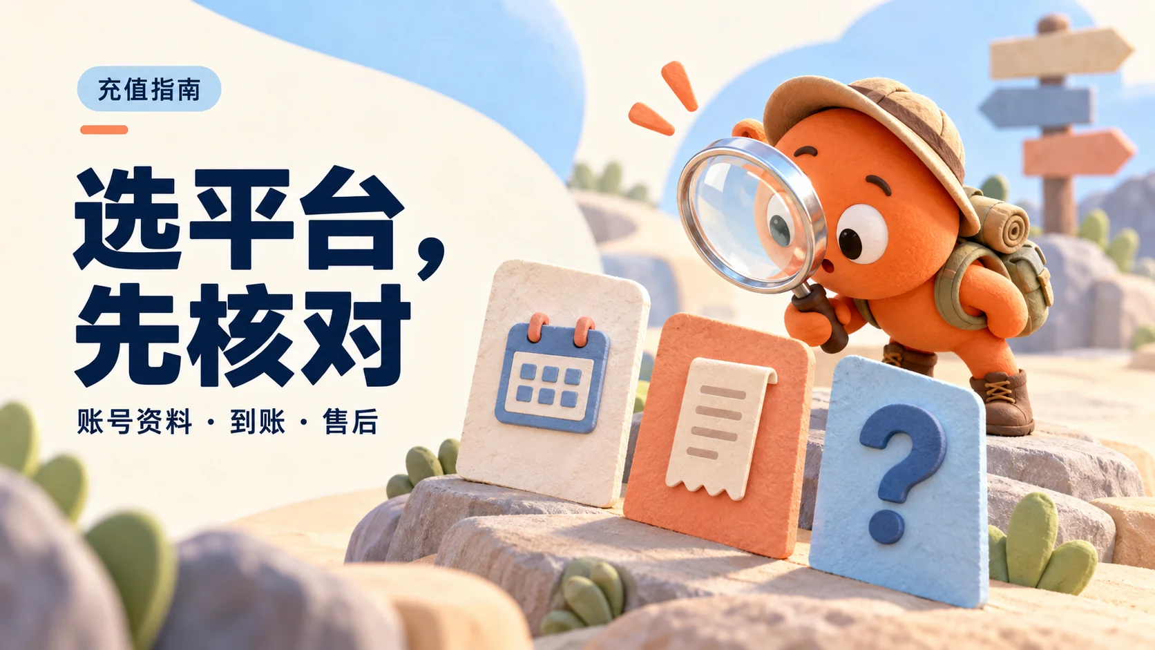 选平台先核对：原创角色检查账号资料、到账与售后
